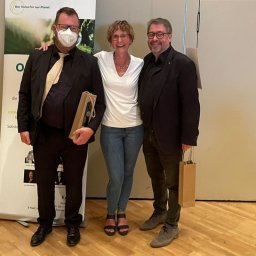 Pianist Walter Born, Präsidentin Jutta Novelli, Chorleiter Jürgen Faßbender