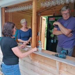 Vorbereitungen Weinfest 2024