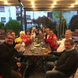 Entspannter Abschluss nach einem tollen Konzert