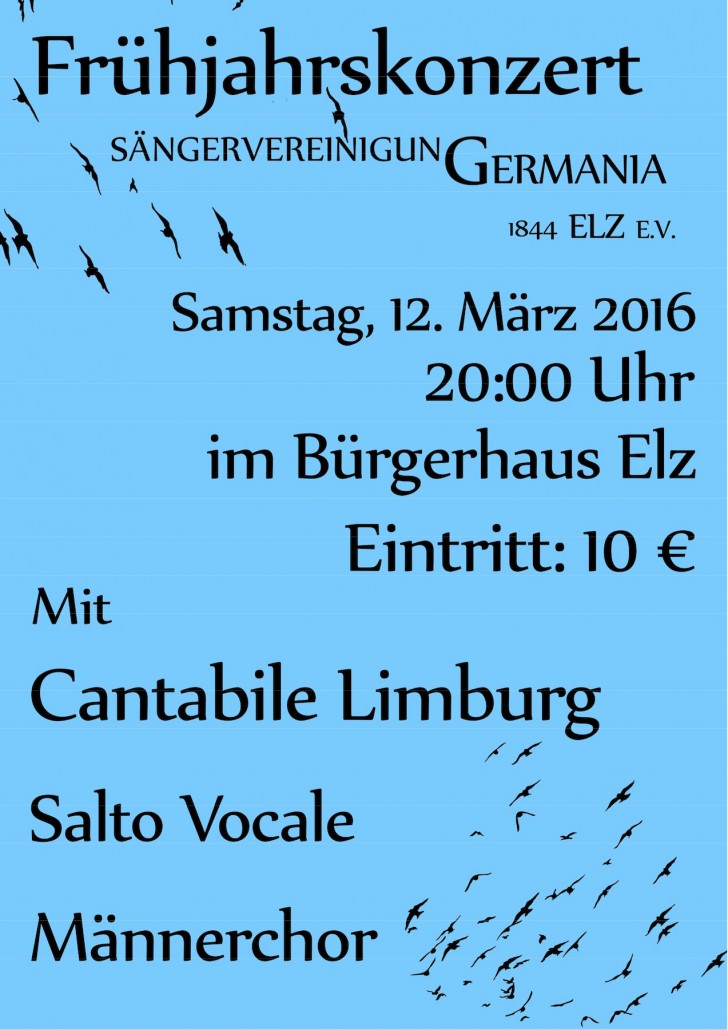 Frühjahrskonzert mit Cantabile Limburg 