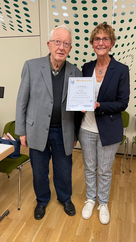 Otto Purtauf für 60 Jahre 