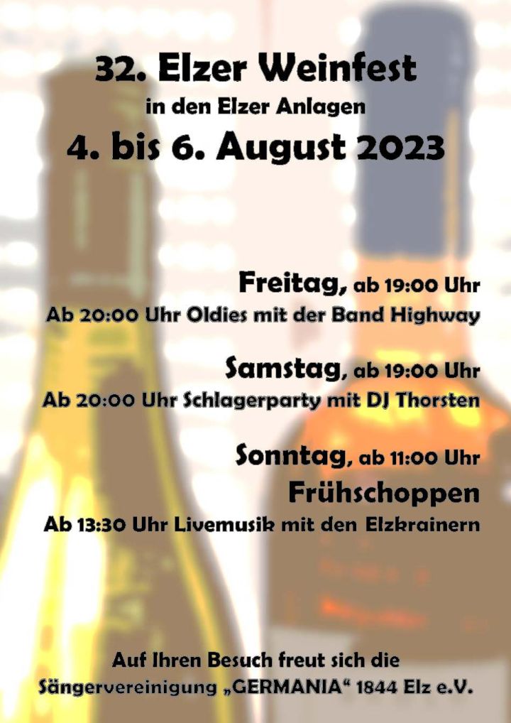 32. Elzer Weinfest 32. Elzer Weinfest